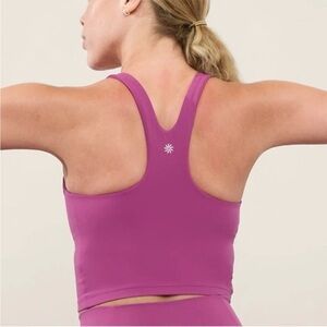 Athleta Purpose Crop Bra XL D/DD Racer Back